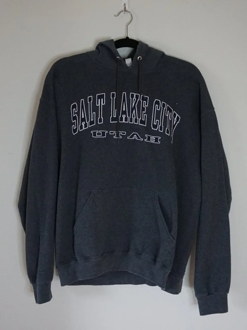 Salt Lake City Hoodie Marl Gray